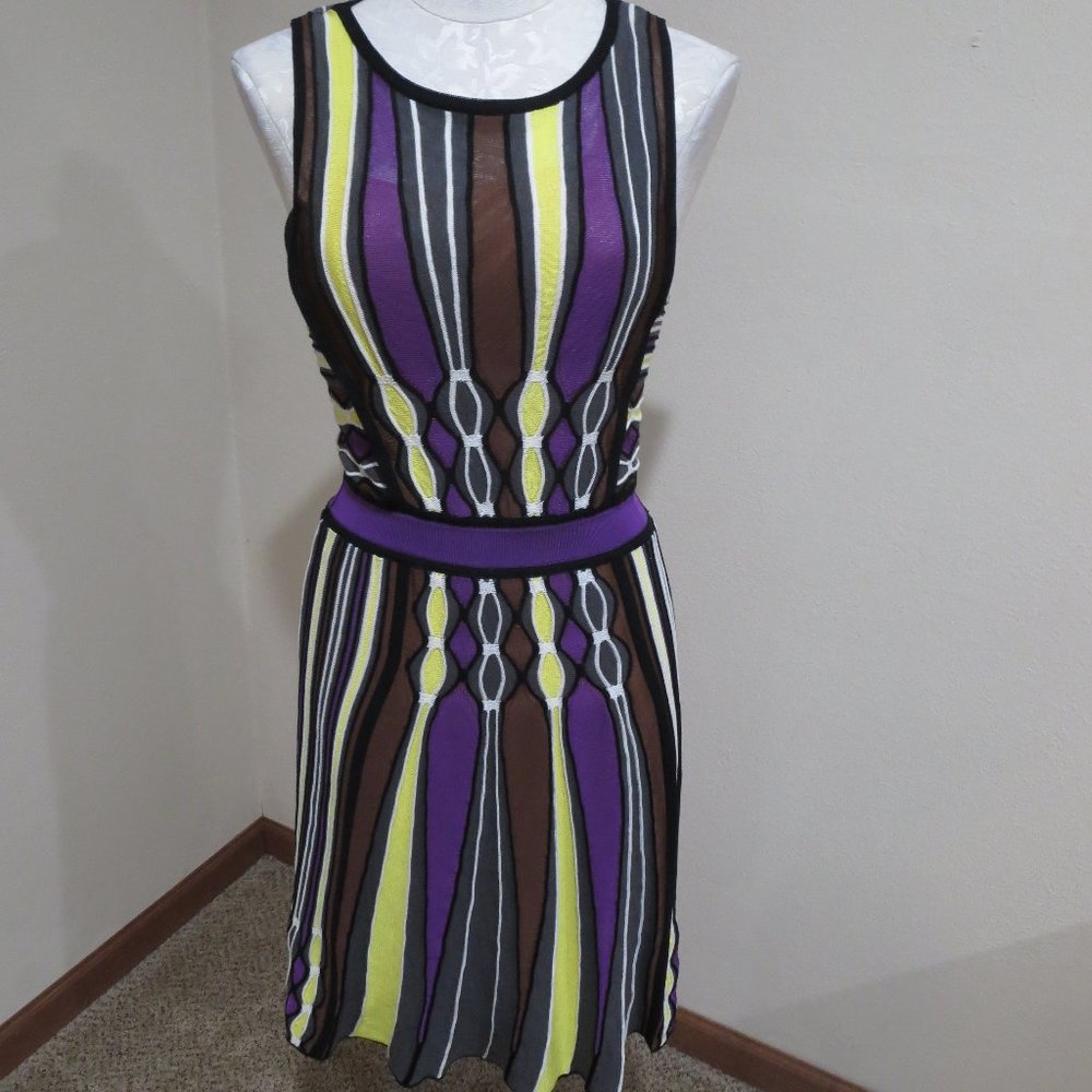 M Missoni Stripe Knit Dress US 6 Made in Italy - Picture 2 of 8